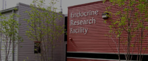 Side of Endocrine Research Facility.
